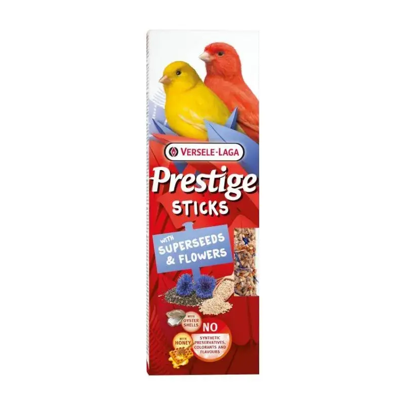 Versele Laga – 2 Sticks Canaris Super Graines et Fleurs – 60 gr Dernier Modèle