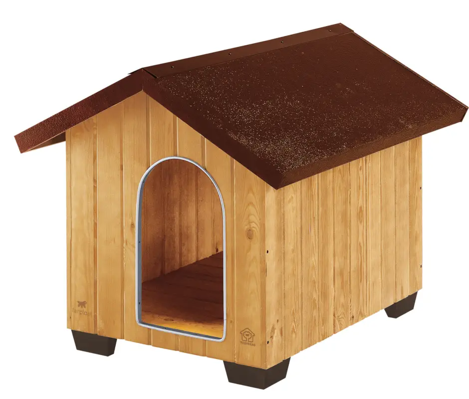 Dernière Chance Ferplast – Niche en Bois DOMUS pour Chien – L