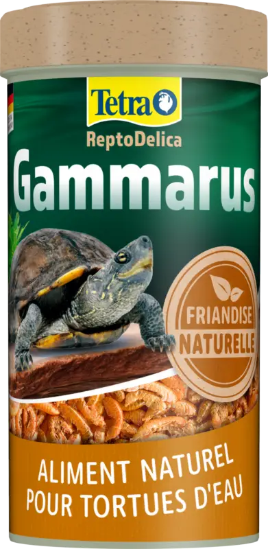 Tetra – Aliment Naturel Gammarus pour Tortues d'Eau – 250ml Certifié