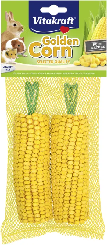Populaire Vitakraft – Friandises Golden Corn Epis de Ma&iuml;s P/2 pour Rongeurs – x2