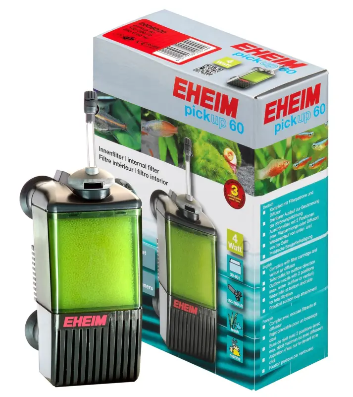 Eheim – Filtre Int&eacute;rieur Pickup 60 pour Aquarium – 60l Prix Réduit