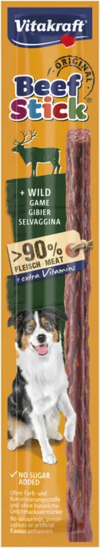 Promotion Vitakraft – Friandises Beef Stick au Gibier P/1 pour Chiens – 12g