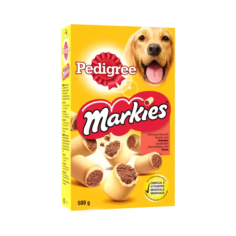Pedigree – Friandises Markies Fourr&eacute;s aux Viandes pour Chien – 500g Acheter En Ligne