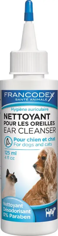 Francodex – Nettoyant pour les Oreilles pour Chien et Chat – 125ml Remise