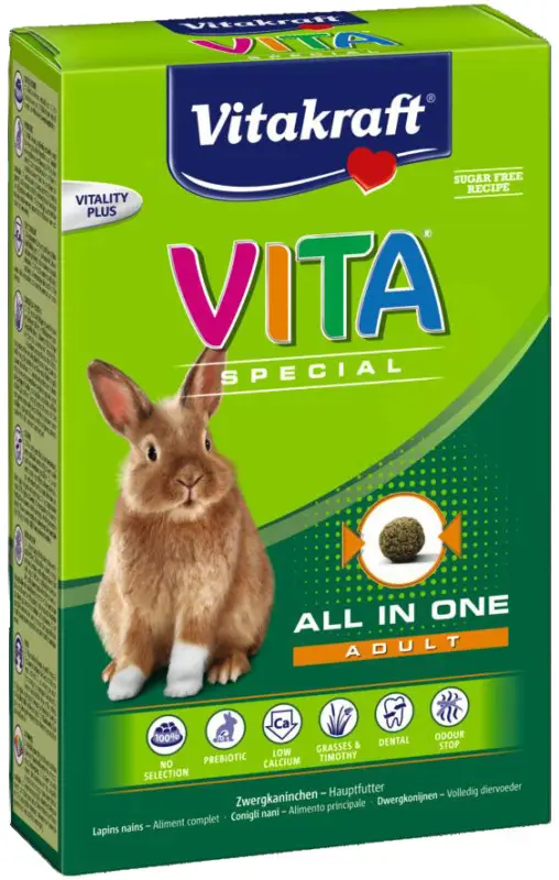 Vitakraft – Aliments Vita Sp&eacute;cial pour Lapins Nains – 600g Seulement Aujourd&rsquo;hui