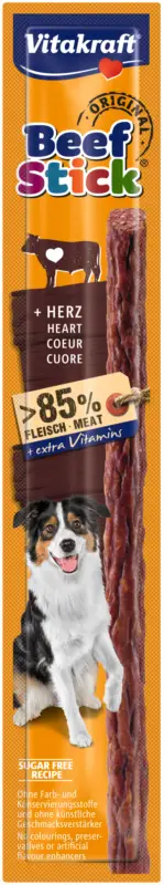 Meilleure Vente Vitakraft – B&acirc;tonnet Beef-Stick C&oelig;ur de B&oelig;uf pour Chien – 12g
