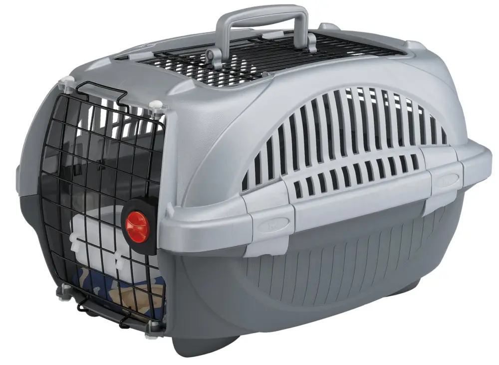 Remise Ferplast – Panier de Transport Deluxe Open Gris en Plastique – Atlas 20