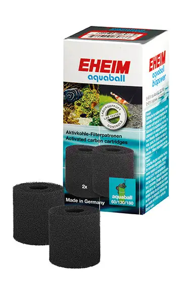 Vente Flash Eheim – Cartouche Charbon pour Filtre d'Aquarium Aquaball 60 130 et 180 – x2