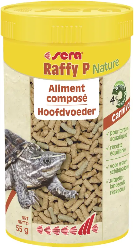 Bon Plan Sera – Aliment Raffy P Nature en Granul&eacute;s pour Tortues Aquatiques