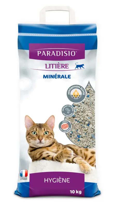 Paradisio – Liti&egrave;re Min&eacute;rale pour Chat – 10Kg Prix Cassé