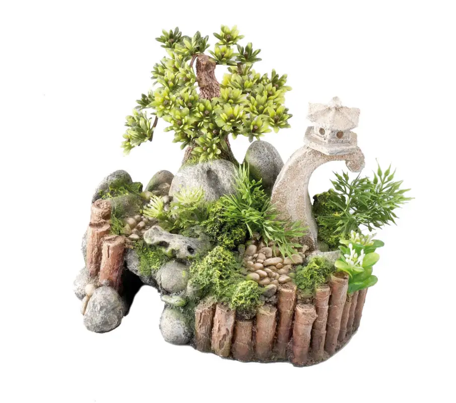 Marque Aquadella – D&eacute;coration China Garden pour Aquarium
