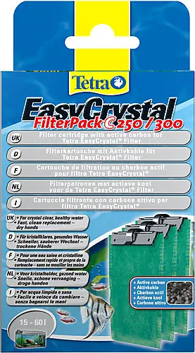 Tetra – Cartouche de Filtration au Charbon EasyCrystal FilterPack C 250/300 pour Filtre Tetra EasyCrystal Achat Immédiat