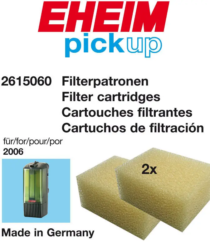 Dernière Chance Eheim – Mousses pour Filtre Pickup 2006 – x2