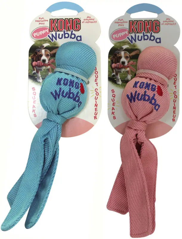 Haute Qualité KONG – Jouet Wubba avec Couinement pour Chiot