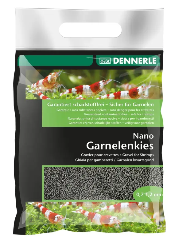 Nouvelle Collection Dennerle – Nano Gravier Crevettes Noir Sulawesi – 2Kg
