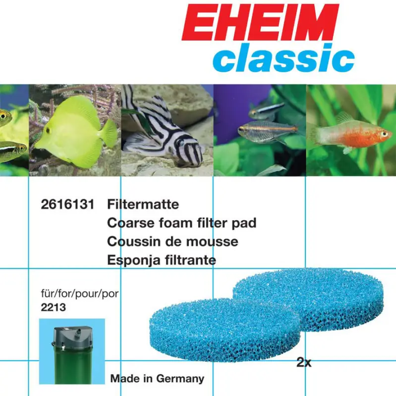 Offre Spéciale Eheim – Coussin de Mousse pour Filtre Ext&eacute;rieur 2211 – x2
