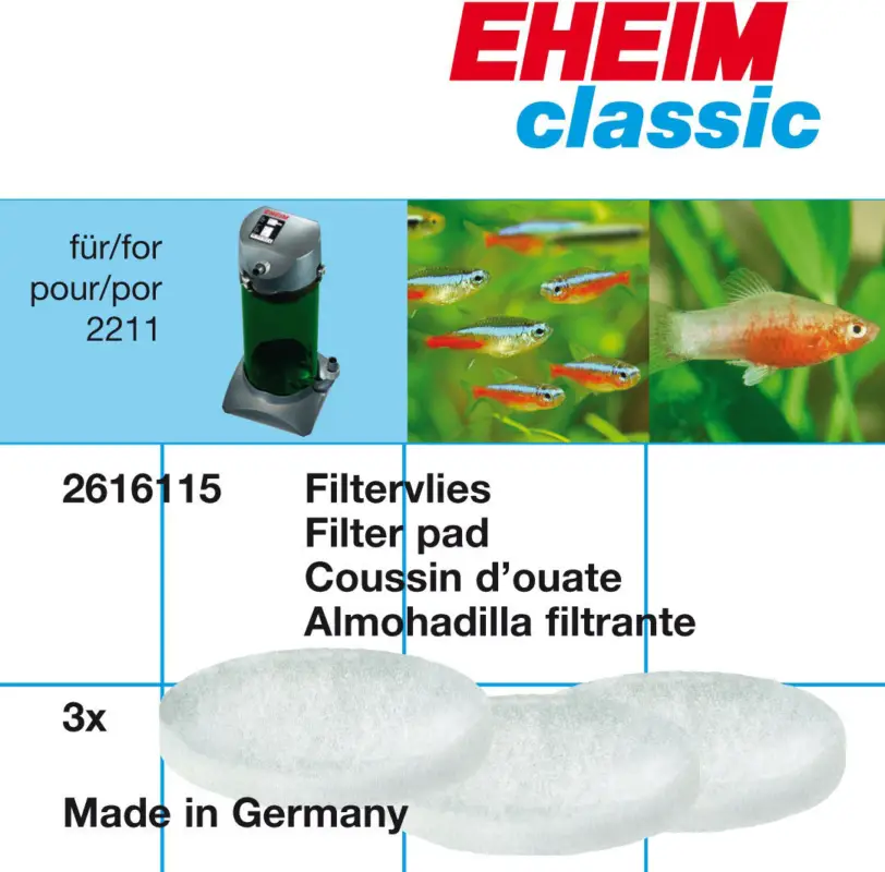 Solde Eheim – Ouates pour Filtres d'Aquarium 2211 – x3