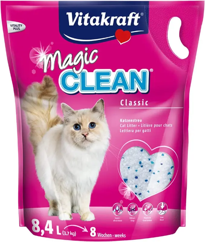 Vitakraft – Liti&egrave;re Magic Clean Classic pour Chats – 8,4L Offre Spéciale