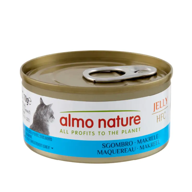 Almo Nature – P&acirc;t&eacute;e en Bo&icirc;te HFC Jelly Maquereau pour Chat – 70g Acheter Direct