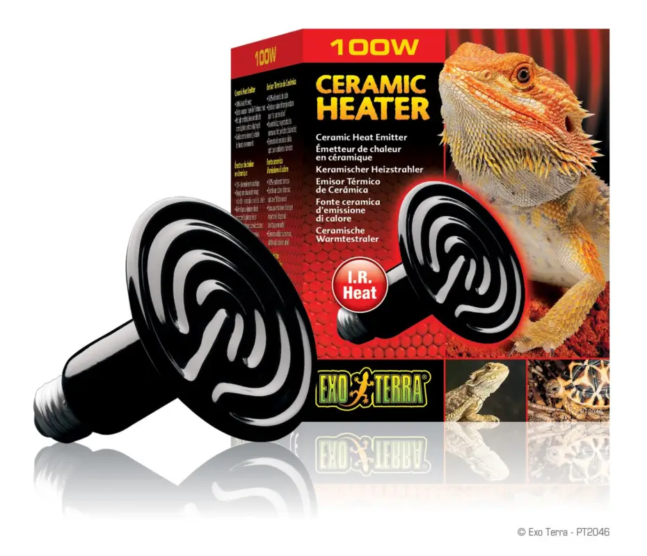Exo Terra – &Eacute;metteur de Chaleur en C&eacute;ramique Ceramic Heater – 100W Paiement Sécurisé