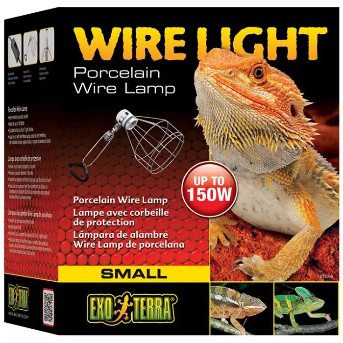 Exo Terra – Support Lampe Wire Lightpour Reptiles – 40 &agrave; 150W Nouvelle Collection