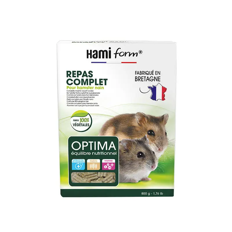 Hamiform – Repas Complet Optima pour Hamster Nain – 800g Soldes