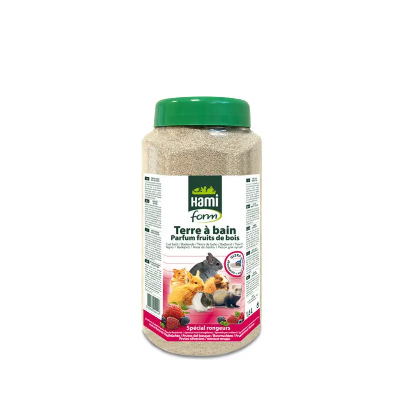 Top Vente Hamiform – Terre &agrave; Bain Fruits de Bois pour Rongeur – 1,6L