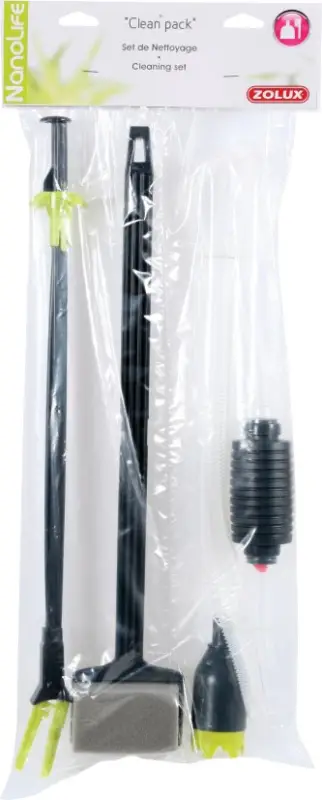 Zolux – Set de Nettoyage Clean Pack 3en1 pour Aquarium Super Prix
