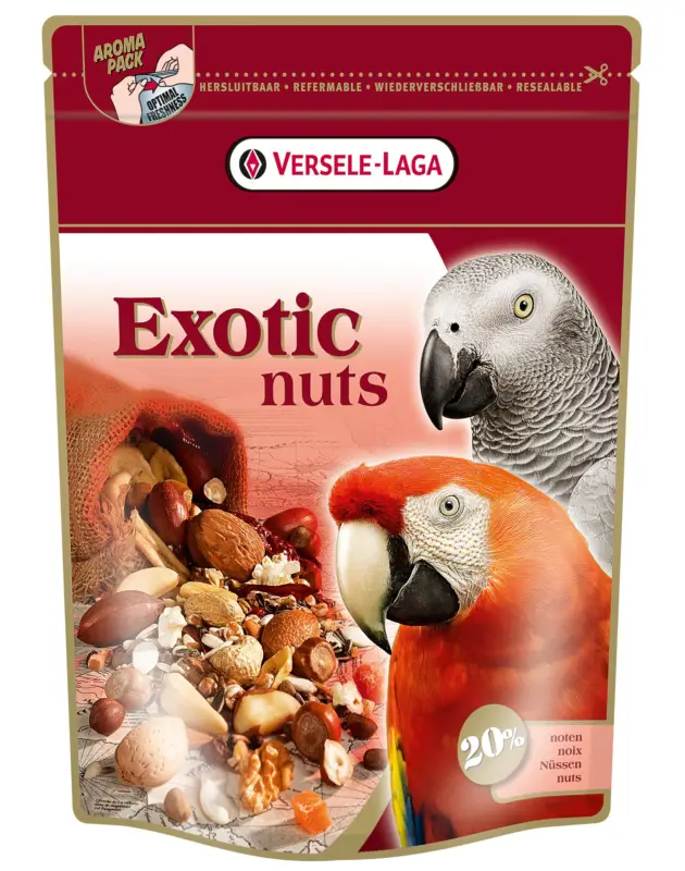 Vente Flash Versele Laga – M&eacute;lange de Graines Exotic Nuts pour Perroquet – 750g