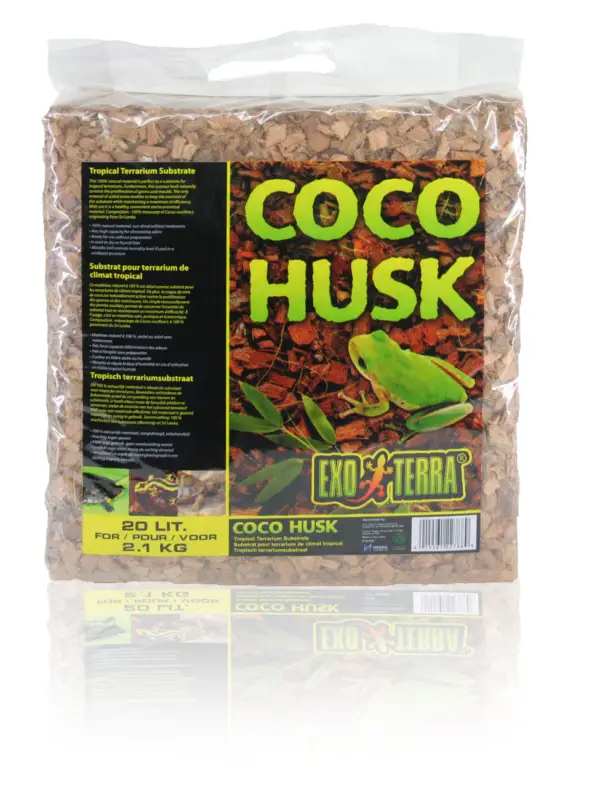 Promotion Saisonnière Exo Terra – Coco Husk Substrat pour Terrarium – 20L
