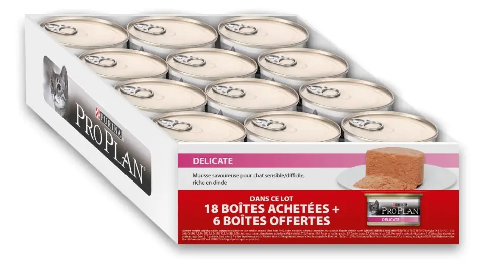 Pro Plan – P&acirc;t&eacute;e Delicate &agrave; la Dinde Pour Chat Nouveauté