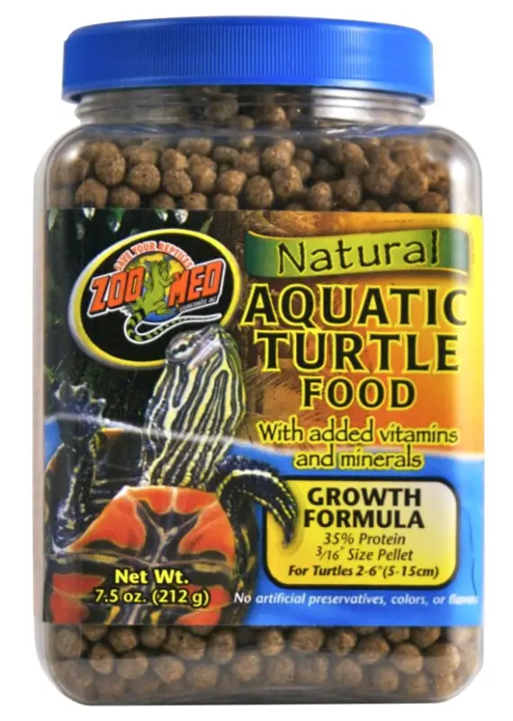 Zoomed – Aliment Formule Croissance pour Tortues d'Eau Certifié