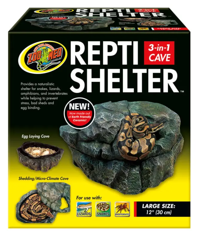 Zoomed – Grotte Repti Shelter pour Reptiles – L Réduction