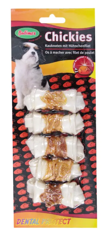 Bubimex – Friandises Os Nou&eacute; Blanc au Poulet pour Chien Prix Promo