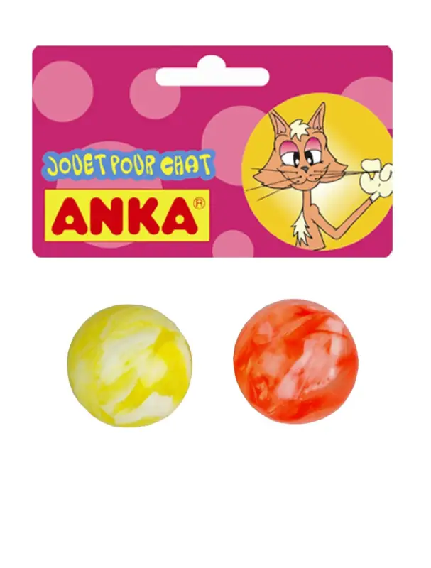 Prix Cassé Anka – Jouet pour Chat Lot de 2 Balles Extra Rebond – 3cm