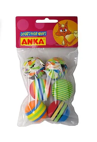 Anka – Jouet pour Chat Pack 6 Balles Assorties Offre Limitée