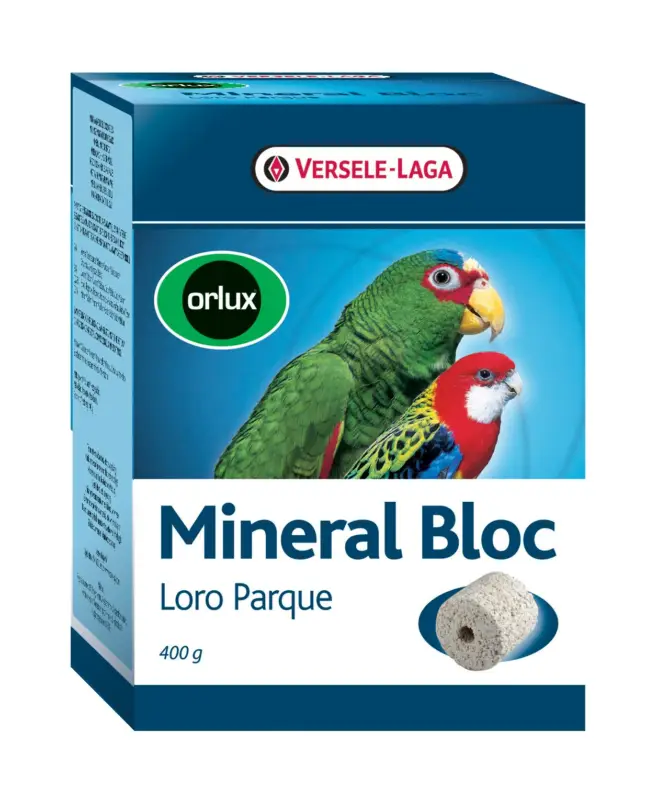 Versele Laga – Brique Mineral Bloc &agrave; Picorer pour Perroquet – 400g Jusqu&rsquo;à Épuisement Des Stocks