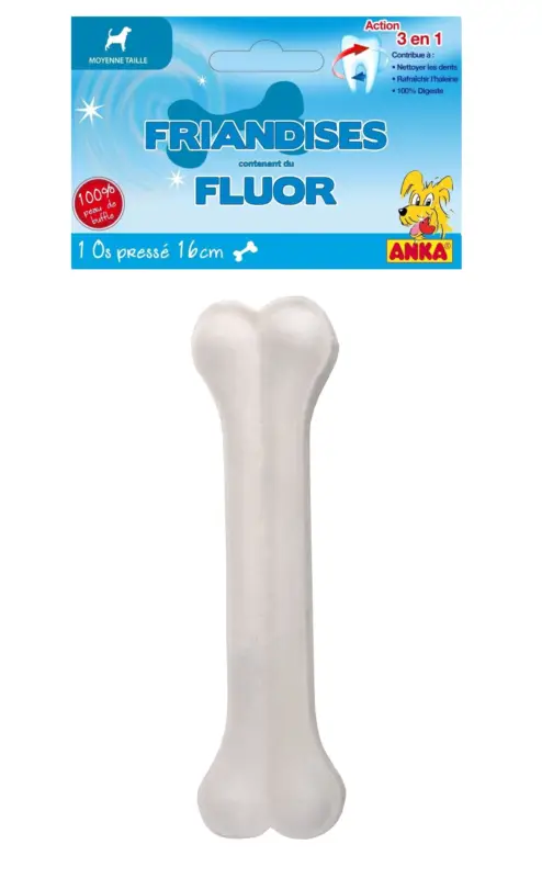 Os Press&eacute; Fluor pour Chien Achat Immédiat