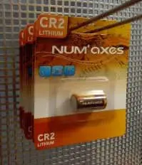 Promotion Num'axes – Pile CR2 Lithium – 3V