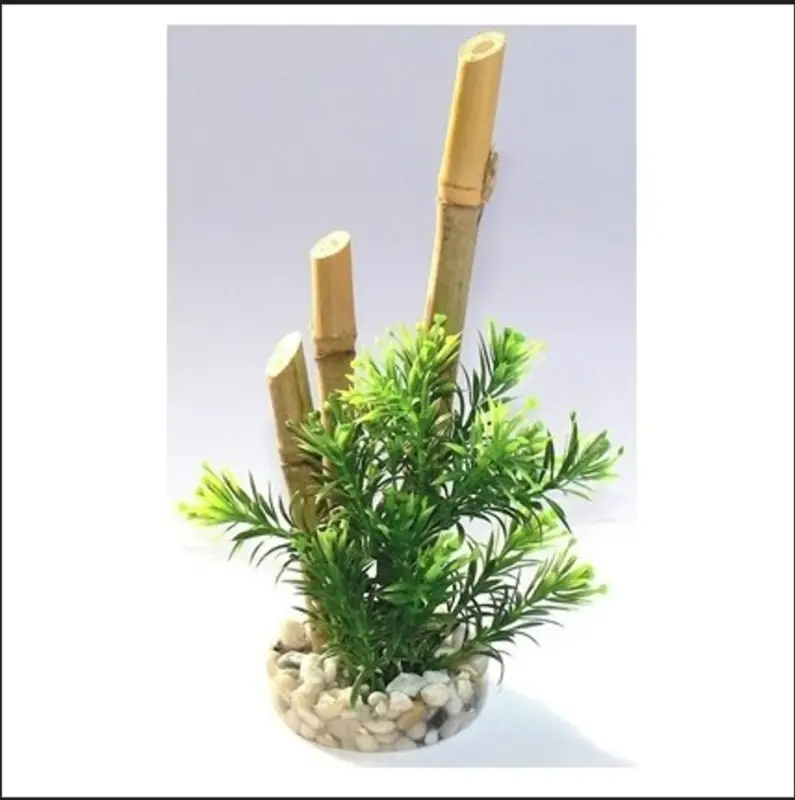 Expédition Rapide Tyrol – D&eacute;coration Plante Bambou pour Aquarium – 6cm