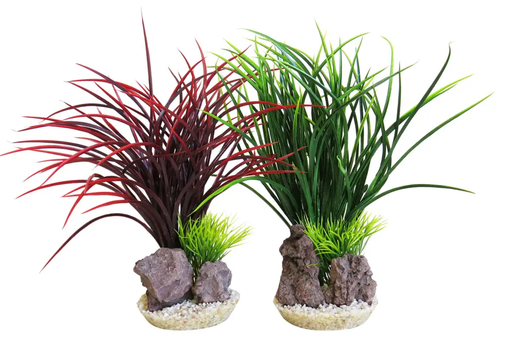 Tyrol – D&eacute;coration Plantes Rocher naturel + Support pour Aquarium – 30cm Acheter Direct