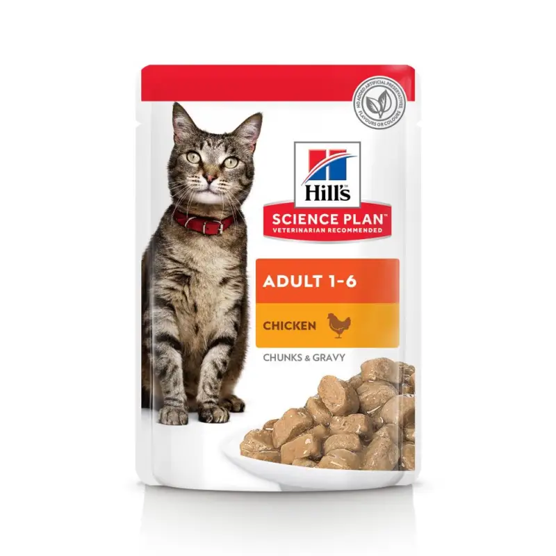 Hill's – Sachet Repas Science Plan pour Chat Adulte au Poulet – 85g Authentique