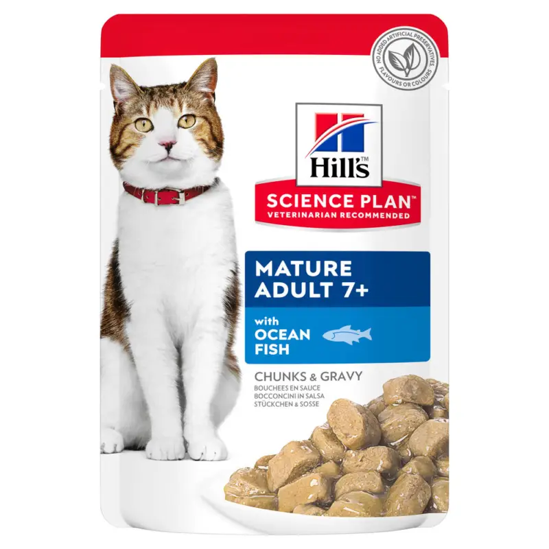 Hill's – Sachet Repas Science Plan pour Chat Mature au Poisson – 85g Promotion