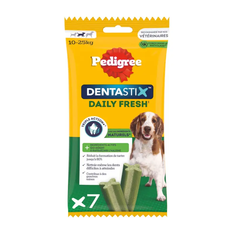 Pedigree – Friandises Dentastix Fresh pour Chien de Moyenne Taille – x7 Acheter En Ligne