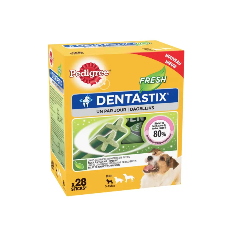 Satisfait Ou Remboursé Pedigree – Friandises Dentastix Fresh pour Chien de Petite Taille