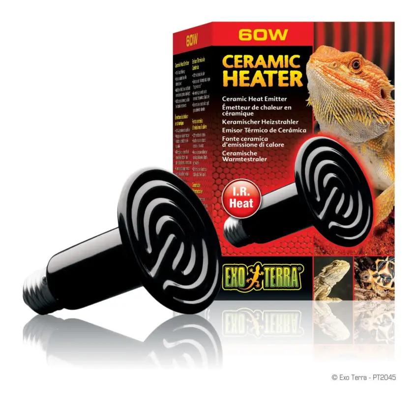 Exo Terra – &Eacute;metteur de Chaleur en C&eacute;ramique Ceramic Heater – 60W Quantité Limitée