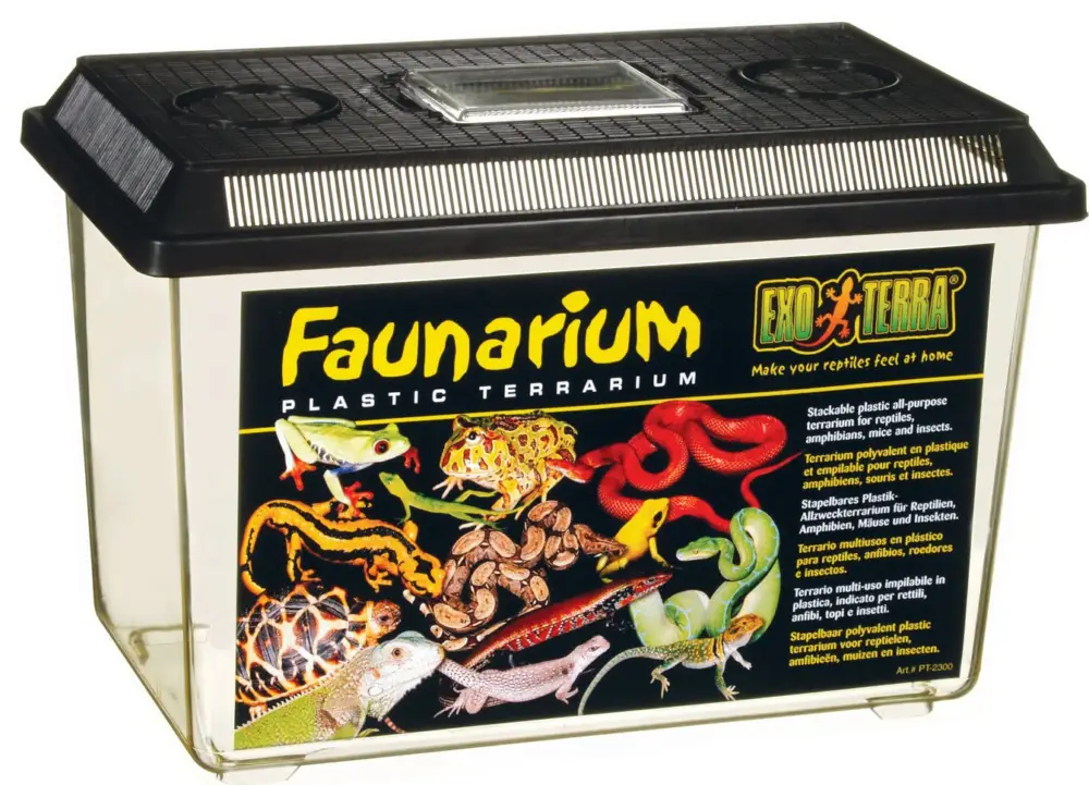 Exo Terra – Faunarium Transport Medium pour Reptiles -37x22x24,5cm Vente Flash