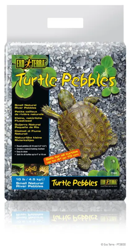 Solde Exo Terra – Petit Cailloux de Rivi&egrave;re Turtle Pebbles pour Tortue – 4,5Kg