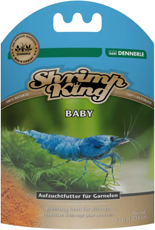 Commander Vite Dennerle – Aliment d'&eacute;levage Shrimp King Baby pour Crevettes – 35g