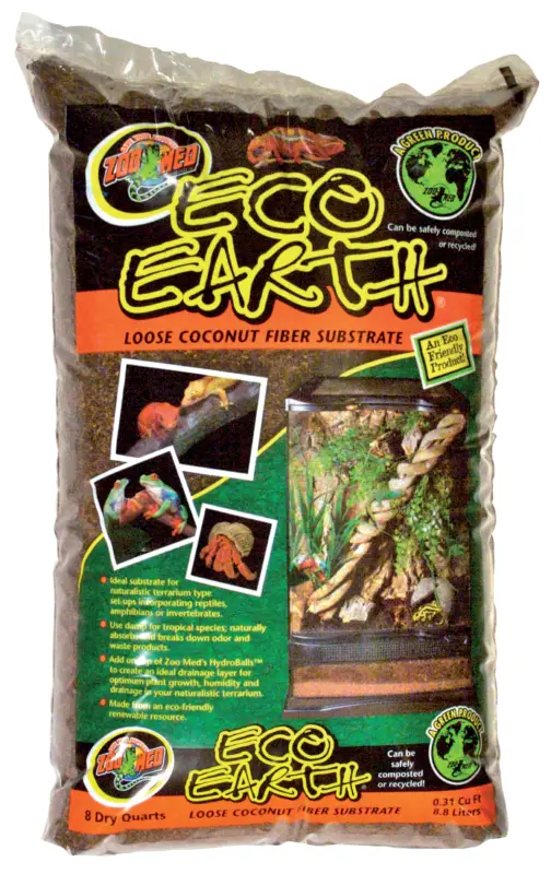 Zoomed – Substrat Eco Earth Fibres de Coco pour Reptiles – 8,8L Réduction